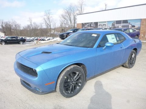 B5 Blue Pearl Dodge Challenger SXT AWD.  Click to enlarge.