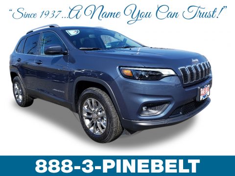 Blue Shade Pearl Jeep Cherokee Latitude Plus 4x4.  Click to enlarge.