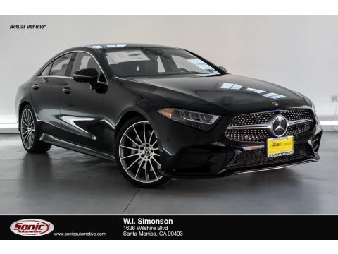 Black Mercedes-Benz CLS 450 Coupe.  Click to enlarge.