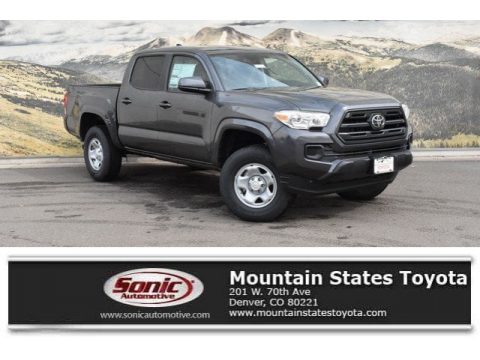 Magnetic Gray Metallic Toyota Tacoma SR Double Cab 4x4.  Click to enlarge.