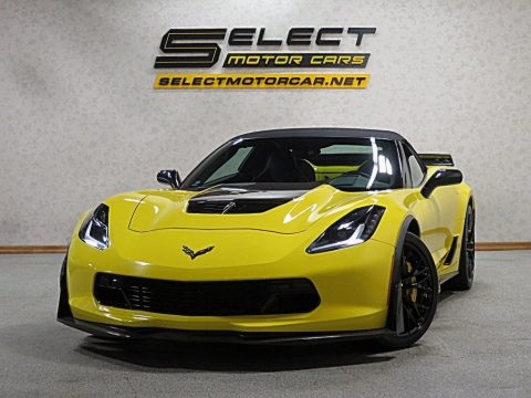 Corvette Racing Yellow Tintcoat Chevrolet Corvette Z06 Convertible.  Click to enlarge.