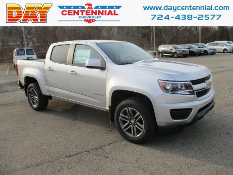 Silver Ice Metallic Chevrolet Colorado WT Crew Cab 4x4. Click to enlarge. Silver Ice Metallic Chevrolet Colorado WT Crew Cab 4x4. Click to enlarge.