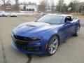 Front 3/4 View of 2019 Chevrolet Camaro SS Coupe #12