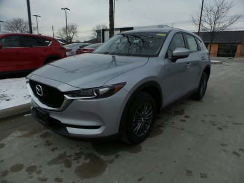 Sonic Silver Metallic Mazda CX-5 Sport AWD.  Click to enlarge.
