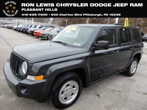 Dark Charcoal Pearl Jeep Patriot Sport 4x4.  Click to enlarge.