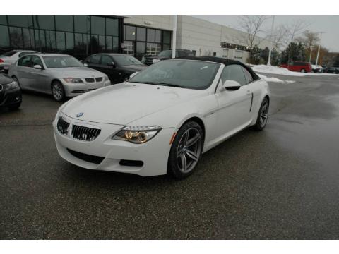 Alpine White 2009 BMW M6 Convertible with Sepang Full Merino Leather 