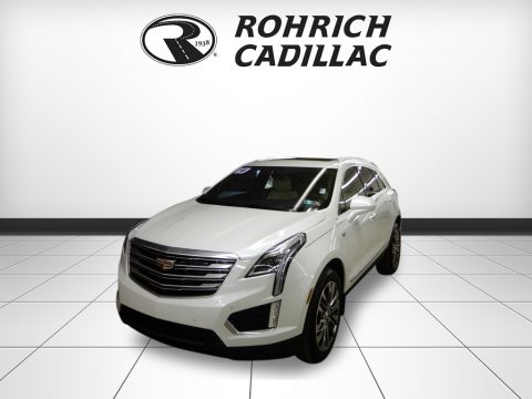 Crystal White Tricoat Cadillac XT5 Premium Luxury AWD.  Click to enlarge.