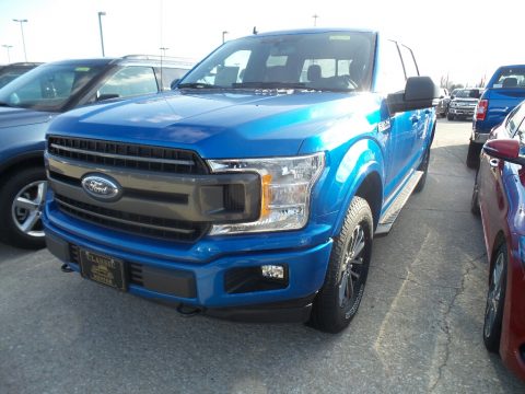 Velocity Blue Ford F150 XL SuperCrew 4x4.  Click to enlarge.