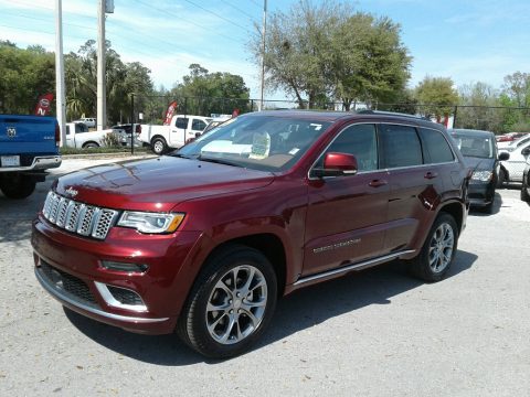Velvet Red Pearl Jeep Grand Cherokee Summit 4x4.  Click to enlarge.