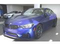 Front 3/4 View of 2019 BMW M4 Coupe #1