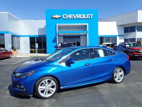 Kinetic Blue Metallic Chevrolet Cruze Premier.  Click to enlarge.