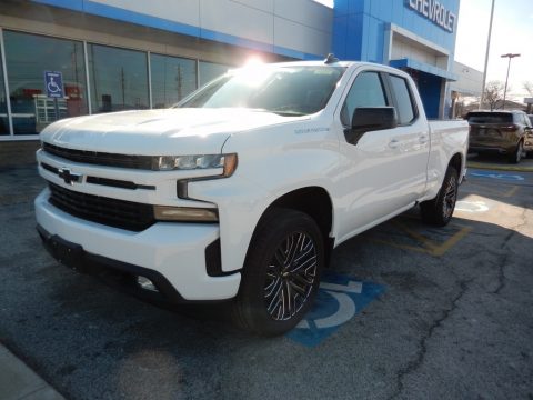 Summit White Chevrolet Silverado 1500 RST Double Cab 4WD.  Click to enlarge.