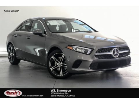 Mountain Grey Metallic Mercedes-Benz A 220 Sedan.  Click to enlarge.