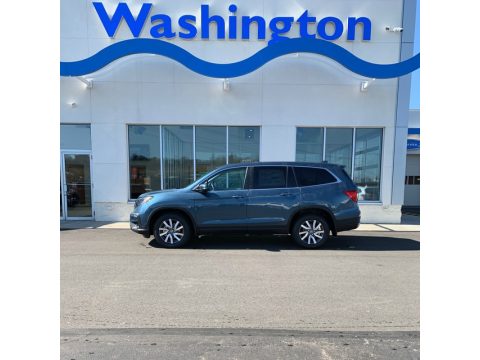 Steel Sapphire Metallic Honda Pilot EX-L AWD.  Click to enlarge.