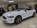 Front 3/4 View of 2019 Ford Mustang GT Premium Convertible #1