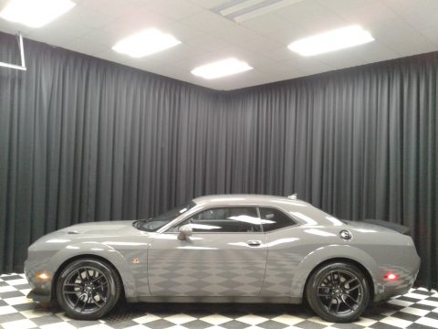 Destroyer Gray Dodge Challenger R/T Scat Pack Widebody.  Click to enlarge.