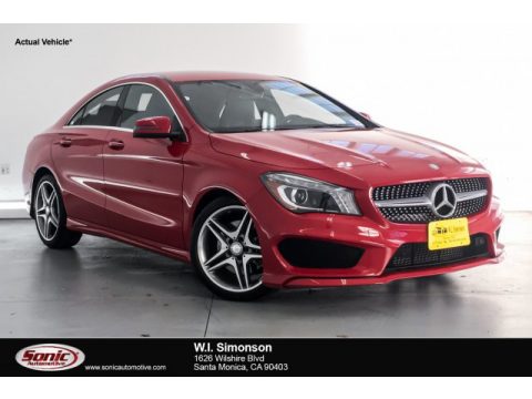 Jupiter Red Mercedes-Benz CLA 250.  Click to enlarge.
