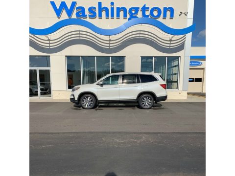 White Diamond Pearl Honda Pilot EX-L AWD. Click to enlarge. White Diamond Pearl Honda Pilot EX-L AWD. Click to enlarge.