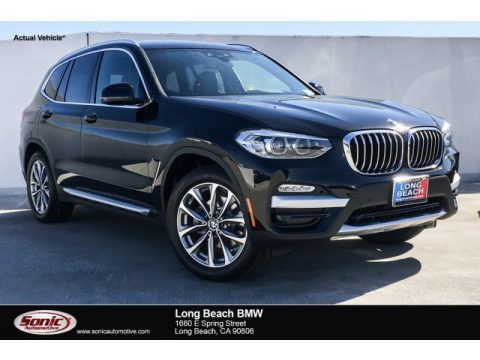Jet Black BMW X3 sDrive30i.  Click to enlarge.