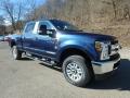 Front 3/4 View of 2019 Ford F250 Super Duty XLT Crew Cab 4x4 #8