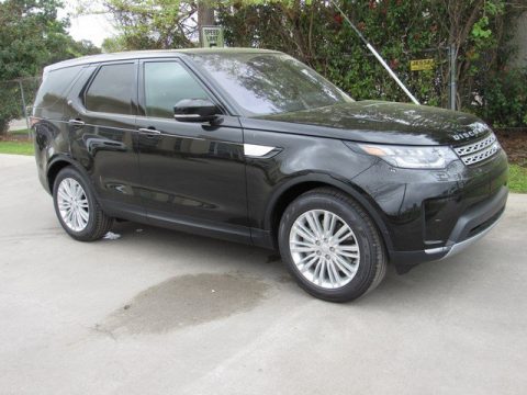 Santorini Black Metallic Land Rover Discovery HSE Luxury.  Click to enlarge.