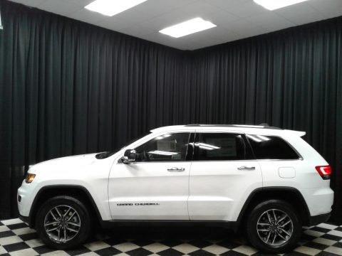 Bright White Jeep Grand Cherokee Limited 4x4.  Click to enlarge.