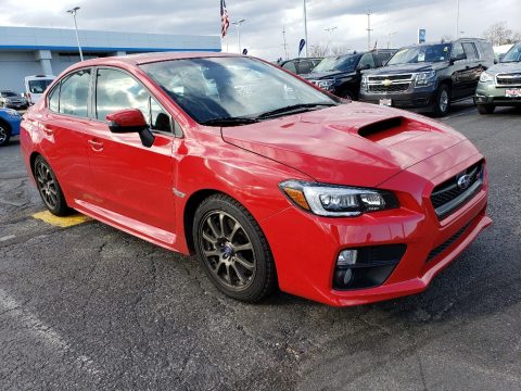 Pure Red Subaru WRX STI Limited.  Click to enlarge.