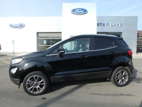 Shadow Black Ford EcoSport Titanium 4WD.  Click to enlarge.
