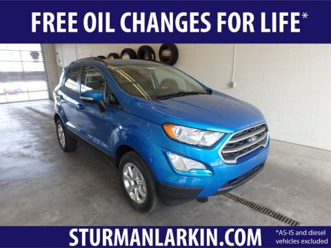 Blue Candy Metallic Ford EcoSport SE 4WD.  Click to enlarge.
