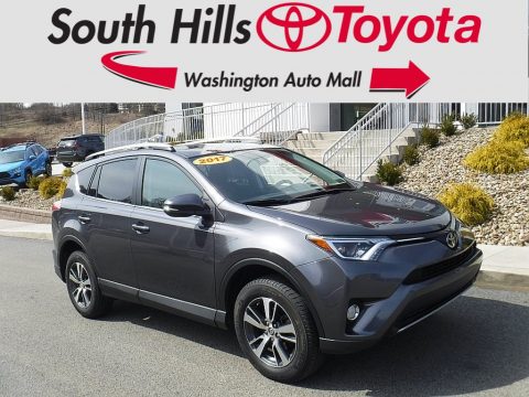 Magnetic Gray Metallic Toyota RAV4 XLE AWD.  Click to enlarge.