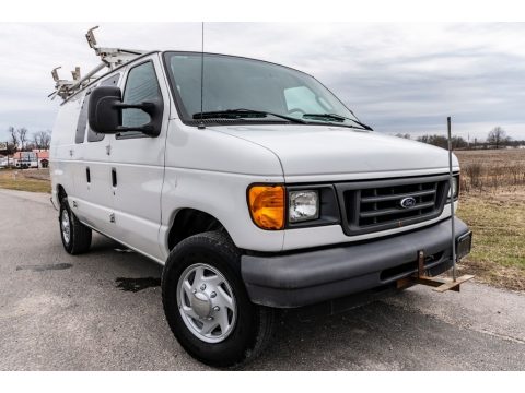 Oxford White Ford E Series Van E350 Commercial.  Click to enlarge.