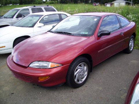 Cayenne Red Metallic Chevrolet Cavalier Coupe.  Click to enlarge.