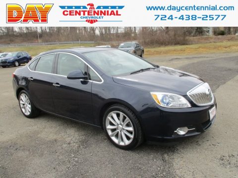 Dark Sapphire Blue Metallic Buick Verano Leather Group.  Click to enlarge.
