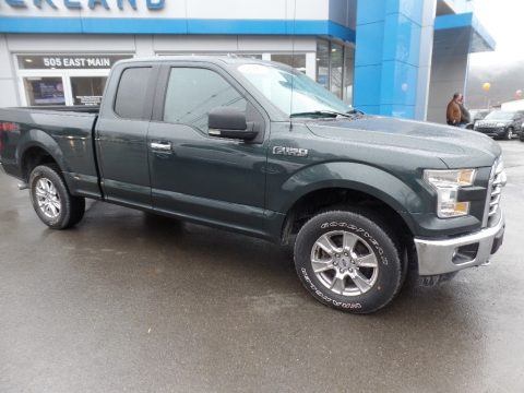 Green Gem Metallic Ford F150 XLT SuperCab 4x4.  Click to enlarge.