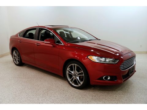 Ruby Red Metallic Ford Fusion Titanium.  Click to enlarge.