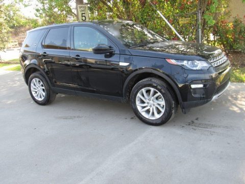 Santorini Black Metallic Land Rover Discovery Sport HSE.  Click to enlarge.
