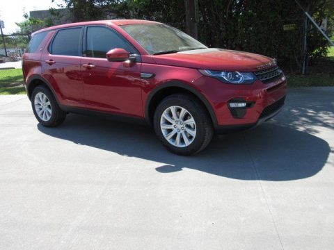 Firenze Red Metallic Land Rover Discovery Sport SE.  Click to enlarge.