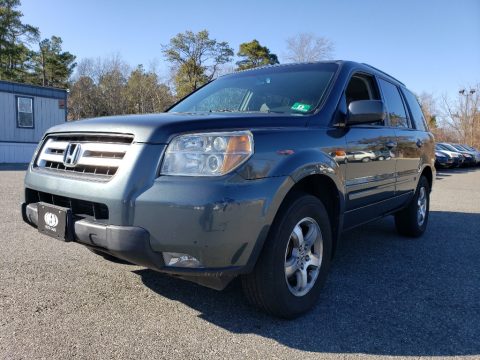 Steel Blue Metallic Honda Pilot EX 4WD.  Click to enlarge.