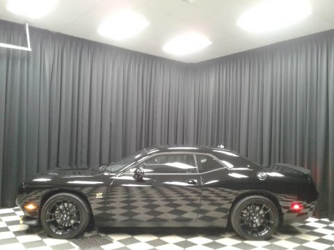 Pitch Black Dodge Challenger R/T Scat Pack.  Click to enlarge.