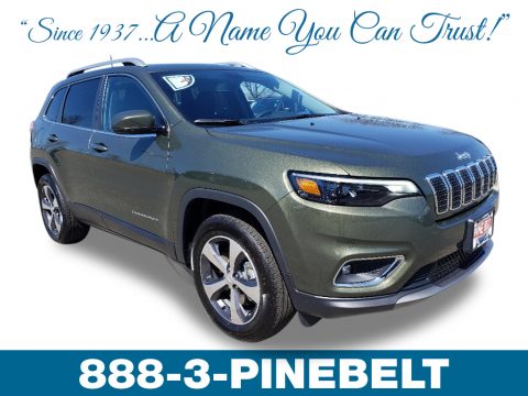 Olive Green Pearl Jeep Cherokee Limited 4x4.  Click to enlarge.