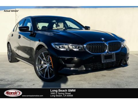 Jet Black BMW 3 Series 330i Sedan.  Click to enlarge.