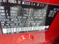 Honda Color Code R81 Milano Red #13