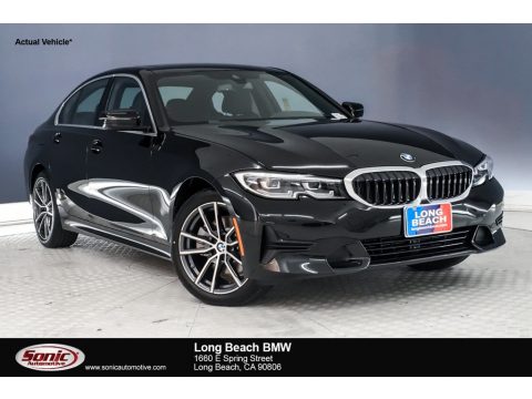 Jet Black BMW 3 Series 330i Sedan.  Click to enlarge.