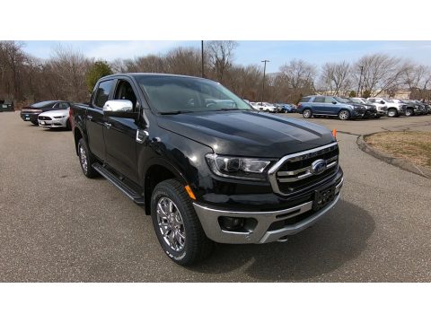 Shadow Black Ford Ranger Lariat SuperCrew 4x4.  Click to enlarge.