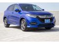 Front 3/4 View of 2019 Honda HR-V Touring AWD #1