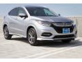 Front 3/4 View of 2019 Honda HR-V Touring AWD #1