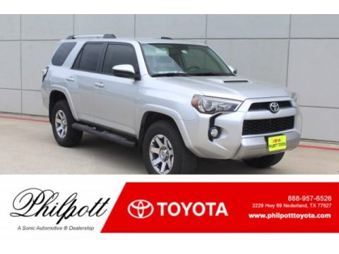 Classic Silver Metallic Toyota 4Runner Trail 4x4.  Click to enlarge.