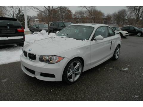 Alpine White BMW 1 Series 135i Coupe.  Click to enlarge.