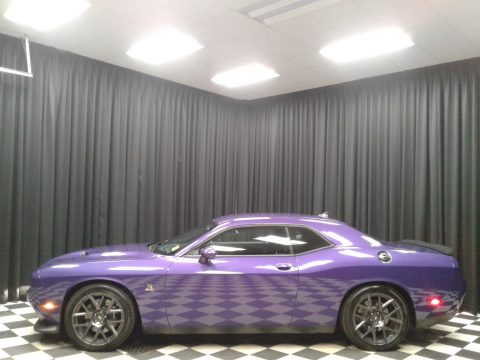 Plum Crazy Pearl Dodge Challenger R/T Scat Pack.  Click to enlarge.