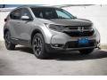 Front 3/4 View of 2019 Honda CR-V Touring #1